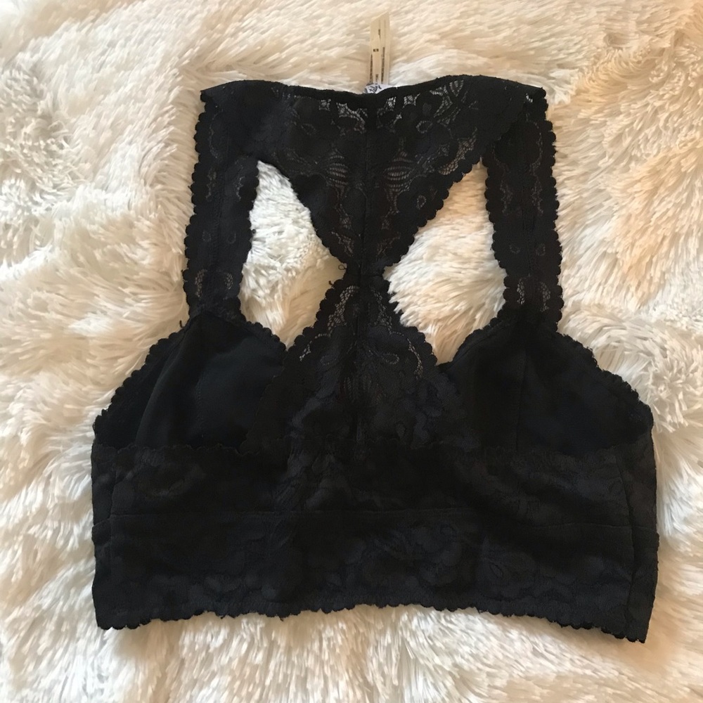 Free People Black lace bra - Picture 2 of 5